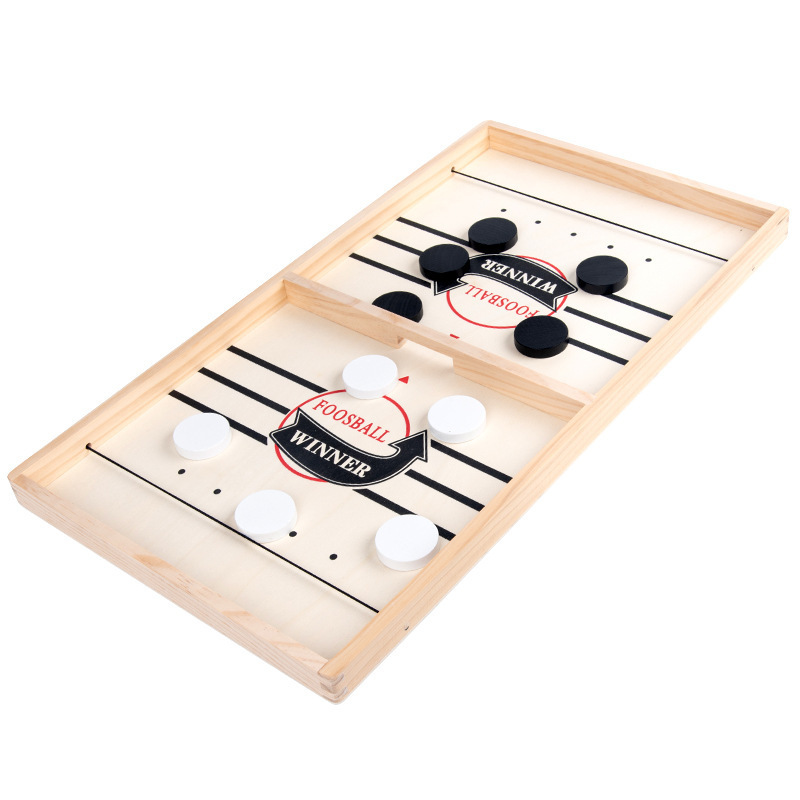 Party Games At Home - Gowinbaby Wooden Sling Puck Game Double
