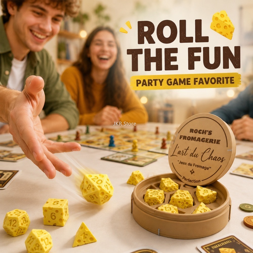 Irregular Cheese Dice Box Orna - огляд і ціна Party Games At Home