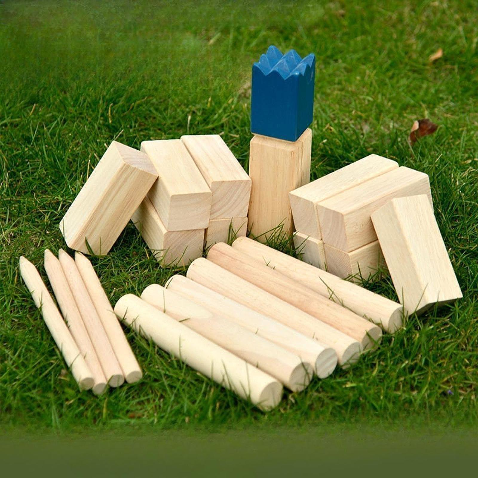 Yard Kubb Throwing Game Wooden - огляд і ціна Kubb Game Yard