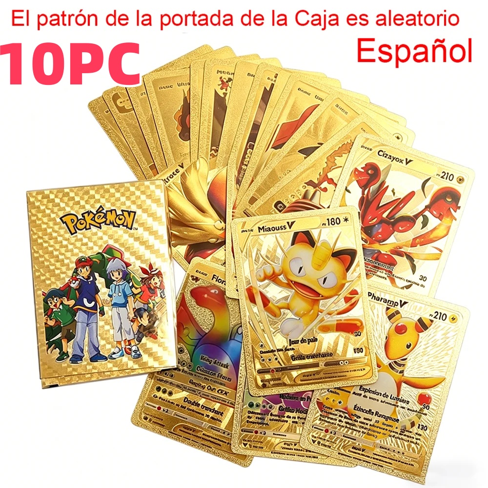 5/10PCS Pakemon Card Vmax GX G - огляд і ціна Party Games In Spanish