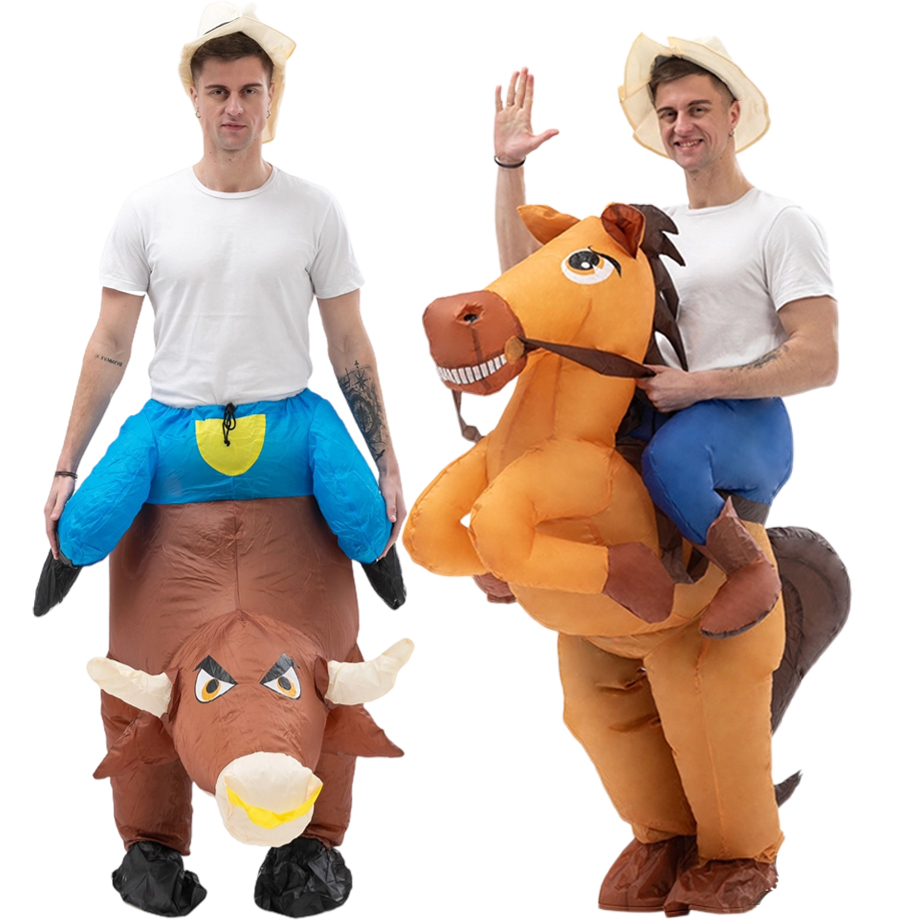 Fun Inflatable Cowboy Costume  - огляд і ціна Party Games In Spanish
