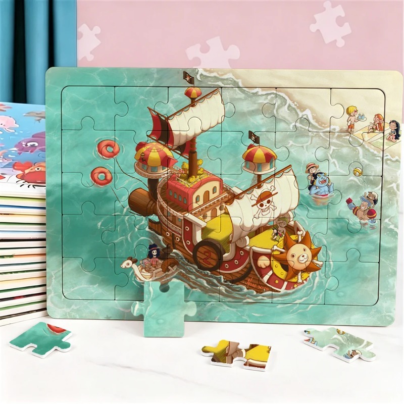 30pcs One Piece Puzzle Cartoon - огляд і ціна Party Games At Home